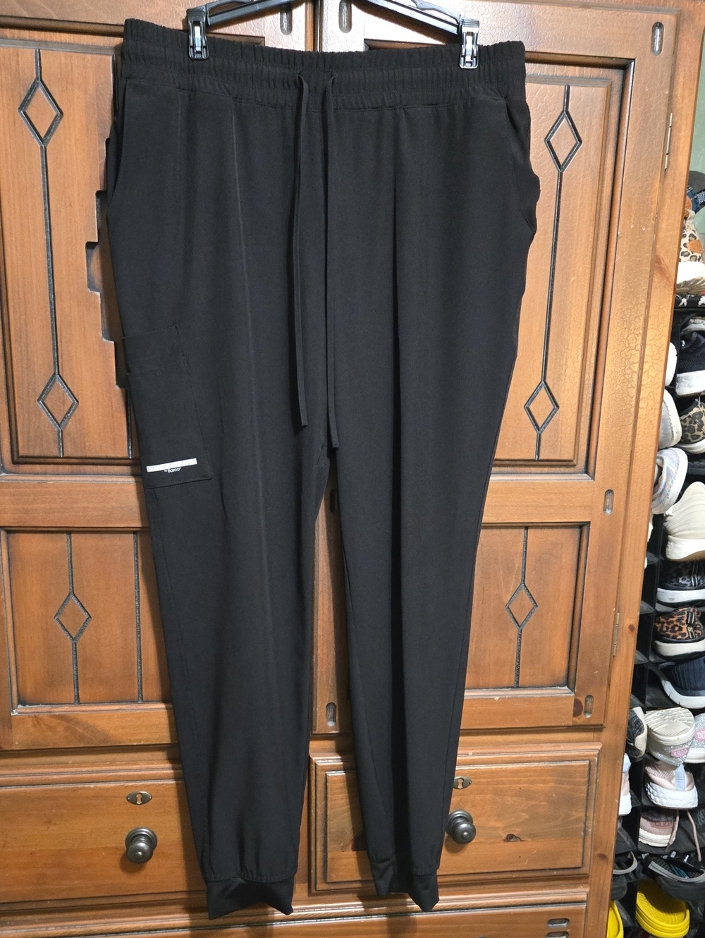 Womens Skechers Black Scrub Pant Sz Lg